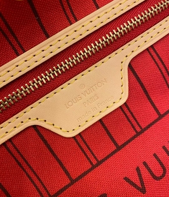 Van het het Monogramcanvas van Louis Vuitton Designer Monogram Bag het Roze Leer Van categorie A van Neverfull Mm Italiaanse
