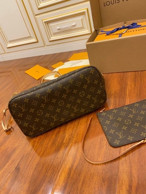 Van het het Monogramcanvas van Louis Vuitton Designer Monogram Bag het Roze Leer Van categorie A van Neverfull Mm Italiaanse