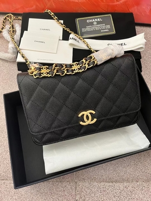 Klassieke KWOC Ketting op Portefeuille Chanel Small Handbag AP3019