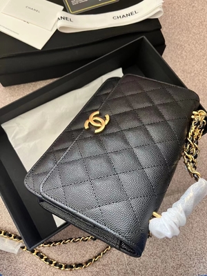 Klassieke KWOC Ketting op Portefeuille Chanel Small Handbag AP3019