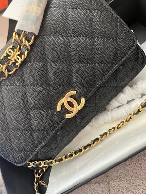 Klassieke KWOC Ketting op Portefeuille Chanel Small Handbag AP3019