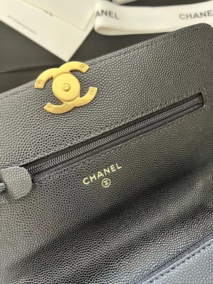 Klassieke KWOC Ketting op Portefeuille Chanel Small Handbag AP3019