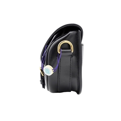 Zwarte de Slingerzak Dior Bobby East West Bag Hobo van het Kalfslederzadel