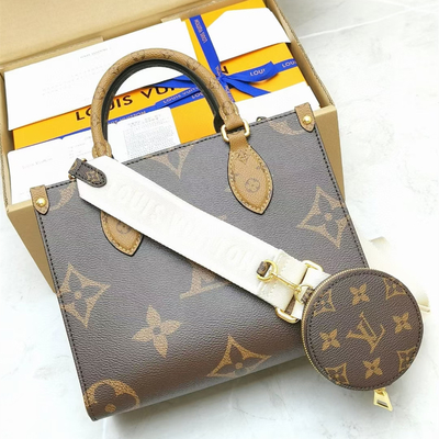 De Totalisator van de Ontwerpermonogram bag crossbody van M46373onthego P.m.