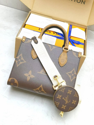 De Totalisator van de Ontwerpermonogram bag crossbody van M46373onthego P.m.