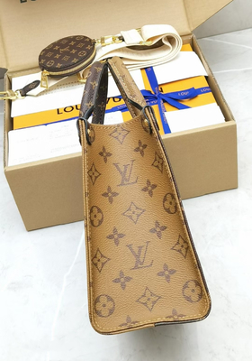 De Totalisator van de Ontwerpermonogram bag crossbody van M46373onthego P.m.