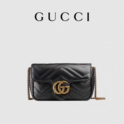 GG Marmont Schouderzak Marmont Matelassé Mini Bag Flap
