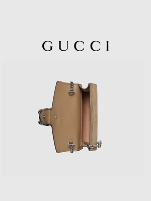 Klein GUCCI Dionysus smukte het Gemerkte Suède van het Dameshandtas Met een laag bedekte Canvas op