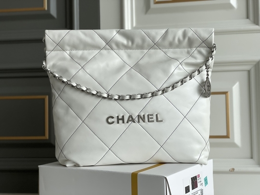 22S kalfsledermarine Chanel 22 ODM van de „Vuilniszak“ Kleine Handtas