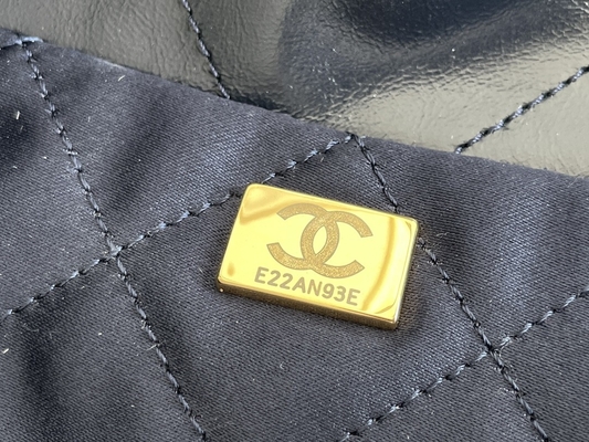 22S kalfsledermarine Chanel 22 ODM van de „Vuilniszak“ Kleine Handtas