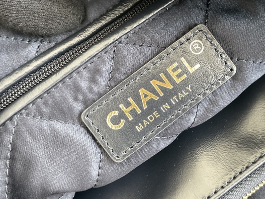 22S kalfsledermarine Chanel 22 ODM van de „Vuilniszak“ Kleine Handtas