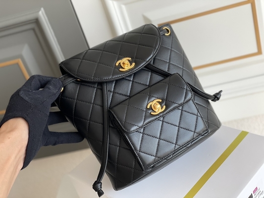 Chanel Leather Flap Designer Brand-Rugzak 1994-1996 Diamond Quilted For Women