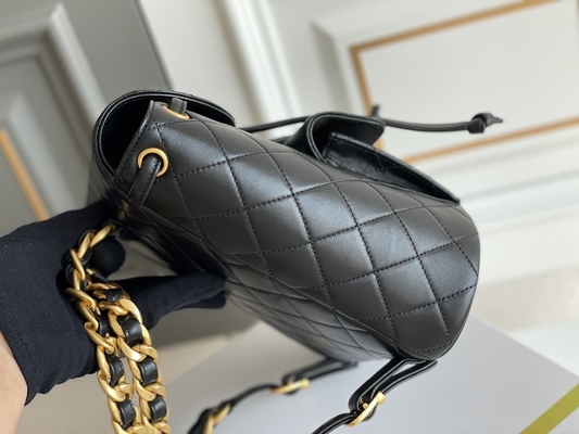 Chanel Leather Flap Designer Brand-Rugzak 1994-1996 Diamond Quilted For Women