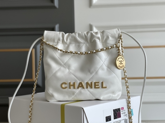 MINI22s de Kalfsleder Roze Witte Zwarte Geel van Chanel Branded Ladies Handbag 22B