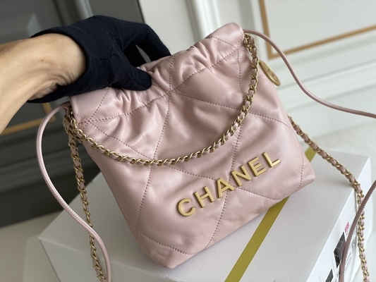MINI22s de Kalfsleder Roze Witte Zwarte Geel van Chanel Branded Ladies Handbag 22B