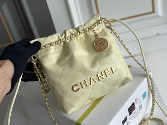 MINI22s de Kalfsleder Roze Witte Zwarte Geel van Chanel Branded Ladies Handbag 22B