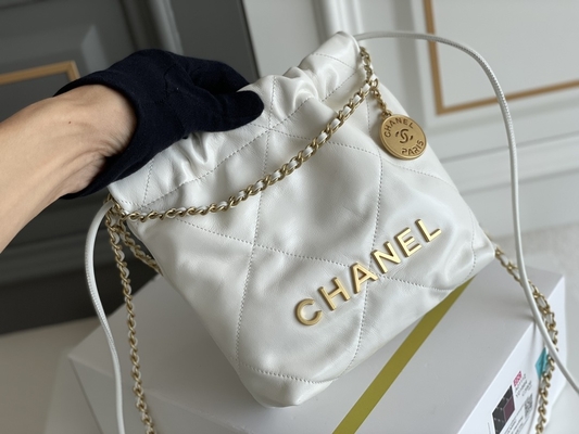 MINI22s de Kalfsleder Roze Witte Zwarte Geel van Chanel Branded Ladies Handbag 22B