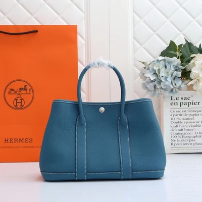De Gemerkte Zak Hermes Negonda Garden Party 30 van de Bougainvillierzegel Preloved