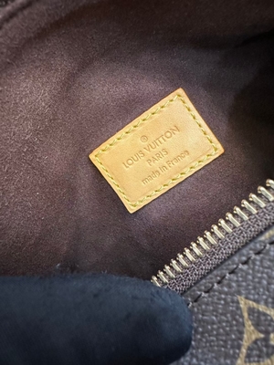 Bruin Presbyopic-Zij de Boomstammonogram van Canvaslouis vuitton LV PM Zak Koffer