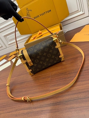 Bruin Presbyopic-Zij de Boomstammonogram van Canvaslouis vuitton LV PM Zak Koffer