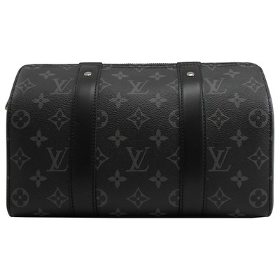 Het klassieke LV van de Monogramverduistering Kruis van het de Jacquardcanvas van de STADSkeepall Zak - de Zak van lichaamsboston