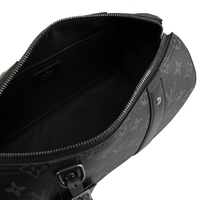 Het klassieke LV van de Monogramverduistering Kruis van het de Jacquardcanvas van de STADSkeepall Zak - de Zak van lichaamsboston