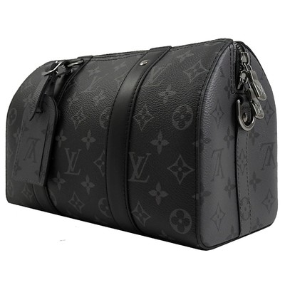 Het klassieke LV van de Monogramverduistering Kruis van het de Jacquardcanvas van de STADSkeepall Zak - de Zak van lichaamsboston