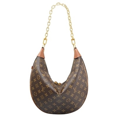 LV van de de Maanzweep van Ontwerpermonogram bag presbyopic het Halve Leer Tote Handbag