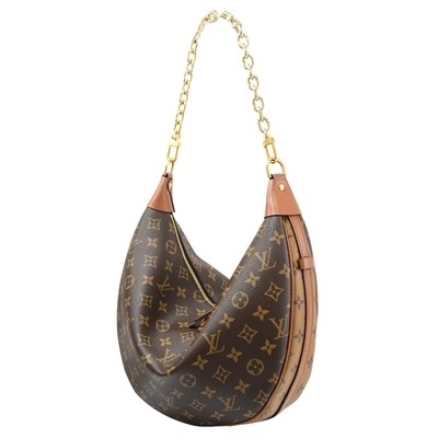 LV van de de Maanzweep van Ontwerpermonogram bag presbyopic het Halve Leer Tote Handbag