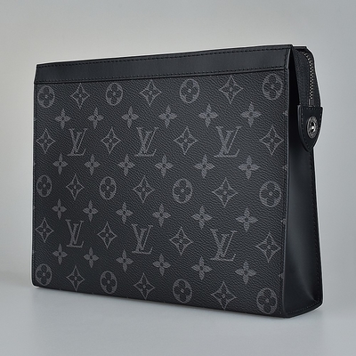 Versiering van de Zakpochette Louis Vuitton Voyage Pouch Canvas van monogram de Verduistering Gemerkte Mensen