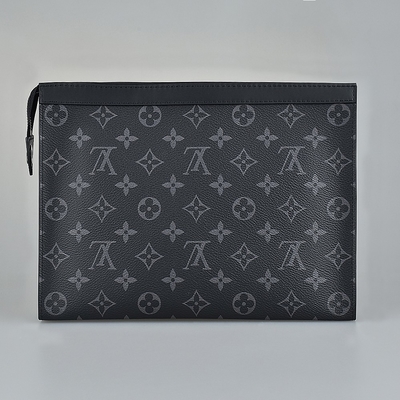 Versiering van de Zakpochette Louis Vuitton Voyage Pouch Canvas van monogram de Verduistering Gemerkte Mensen