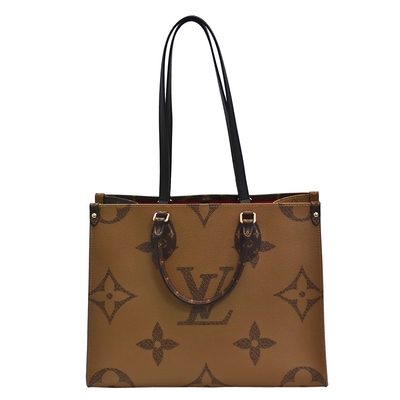 Omgekeerde Canvasontwerper Monogram Bag OnTheGo de HEREN Louis Vuitton Shopping Bag