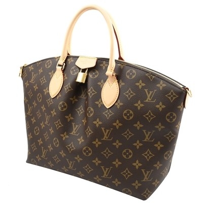 Monogram met een laag bedekt canvas BoéTie de HEREN Tote Bag M45987 Donkere Koffie