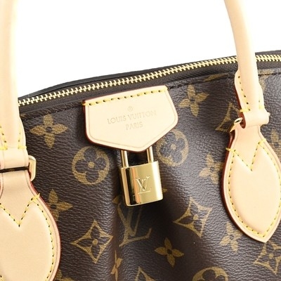 Monogram met een laag bedekt canvas BoéTie de HEREN Tote Bag M45987 Donkere Koffie