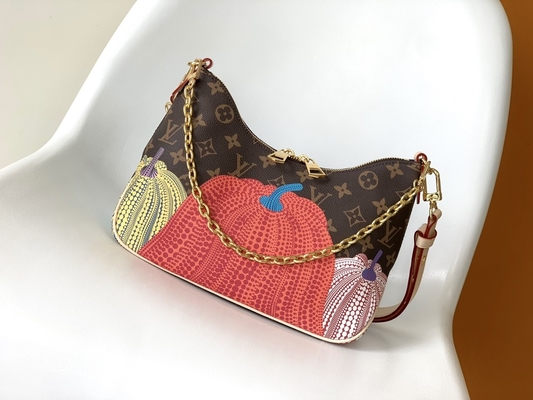 Monogramlv Boulogne Zak Met een laag bedekt Canvas met Pompoendruk