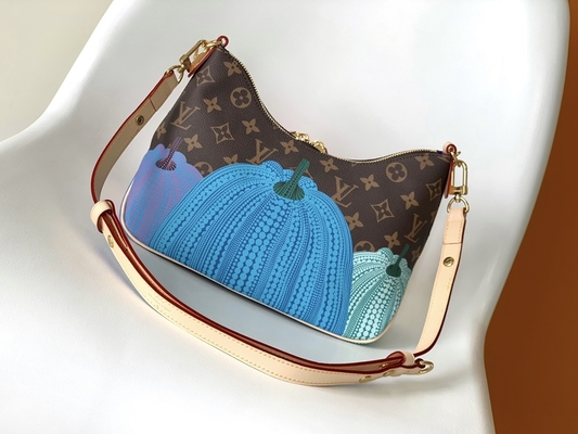 Monogramlv Boulogne Zak Met een laag bedekt Canvas met Pompoendruk