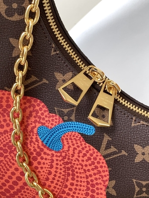 Monogramlv Boulogne Zak Met een laag bedekt Canvas met Pompoendruk