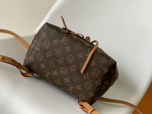 Het Kalfsleer LV Montsouris van de monogramschaduw PM Rugzak Afneembare Charme
