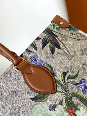 OEM bloemenlouis vuitton onthego empreinte silver Met een laag bedekt Canvas Tote Bag