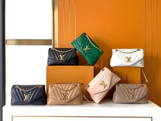LV Preloved Gemerkte de Keten van het Zakm58549 New Wave Zak