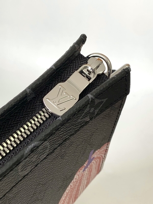 LV X van YK Mini Designer Purses Louis Vuitton Pochette de Druk Gaston Wearable Wallet van de Reispompoen