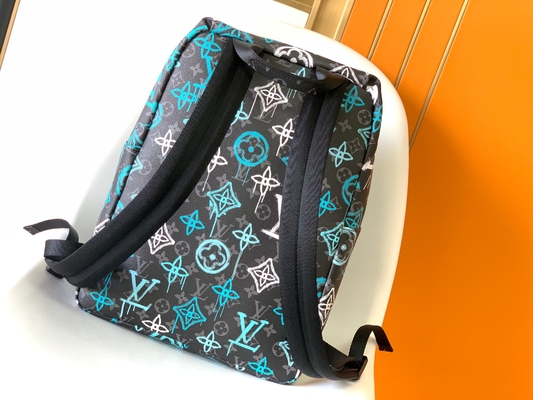 Veelkleurige Groene de Graffitizak van Brand Backpack LV van de Ontdekkingsontwerper