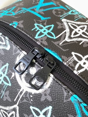 Veelkleurige Groene de Graffitizak van Brand Backpack LV van de Ontdekkingsontwerper