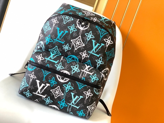 Veelkleurige Groene de Graffitizak van Brand Backpack LV van de Ontdekkingsontwerper