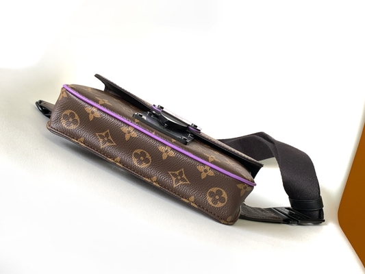 De Boodschapper van de de Zakzak van Louis Vuitton Monogram Macassar Barrel van het charmes Slot