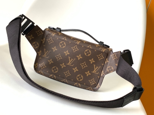 De Boodschapper van de de Zakzak van Louis Vuitton Monogram Macassar Barrel van het charmes Slot