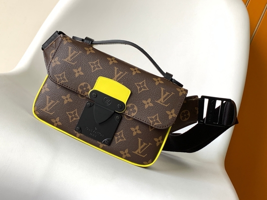 De Boodschapper van de de Zakzak van Louis Vuitton Monogram Macassar Barrel van het charmes Slot