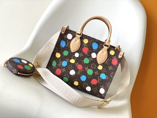 LV X Yayoi Preloved Branded Bag Kusama OnTheGoMM Veelkleurig Monogram