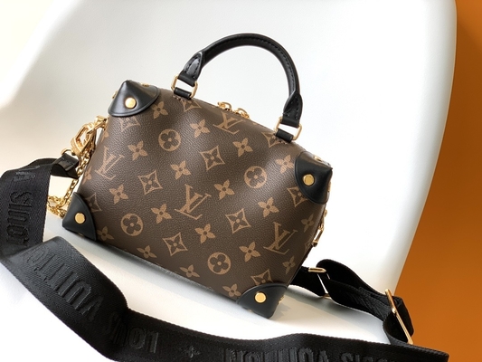Tengere Malle Souple Empreinte het Monogram Bruine Zwarte van Louis Vuitton Custom Branded Bags