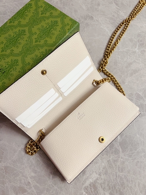 De lichtrose Portefeuille van Leermini designer purses gucci python op Kettingswoc met het Met elkaar verbinden G